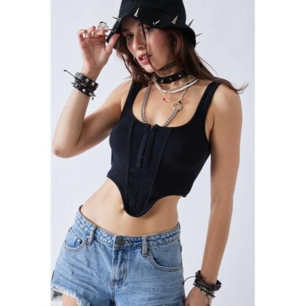 Signature 8 Corset Knit Top NWT